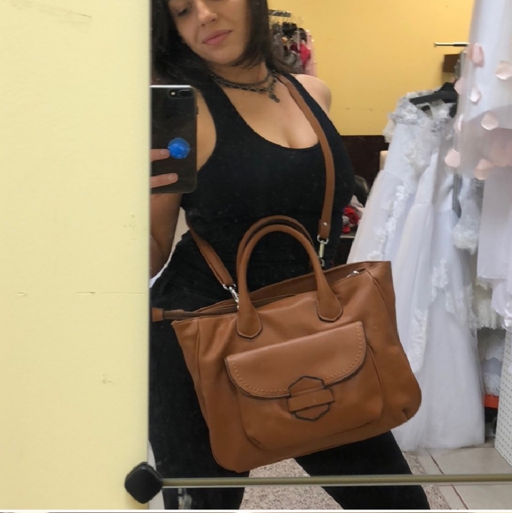 BRAND NEW Soft satchel, crossbody, tote -Off White - Picture 2 of 6